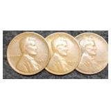 (3) 1937 L. Cents P,D,S