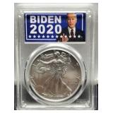 2020 Slab Silver Eagle PCGS MS70 w/