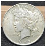 1922 Peace Dollar