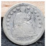 1854-O Liberty Seated Half Dime