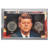 Display Of 2 Kennedy Half Dollars Never Released