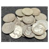 (20) Silver W. Quarters