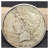 1922-S Peace Dollar