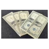 (6) 1935 $1 Silver Certificate Notes