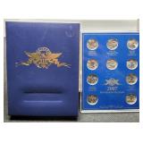 2007 10 Quarter Set P&D Unc. w/ Case