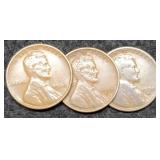 (3) 1930 P,D,S L. Cents