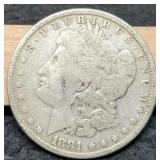 1881 Morgan Dollar