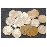 (21) L. Wheat Cents In The Teens