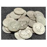 (20) Silver W. Quarters