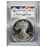 1990-S Slab Proof Silver Eagle PCGS PR69 DCAM