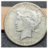 1923-S Peace Dollar XF