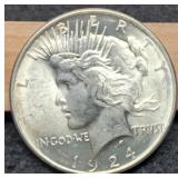 1924 Peace Dollar MS