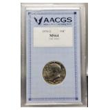 1976-S Slab Kennedy Bicentennial Half Dollar