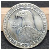 1983 Unc. Silver Dollar Comm. Los Angeles