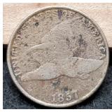 1857 Flying Eagle Cent