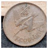 1933 Ireland 1/4 D. Farihing