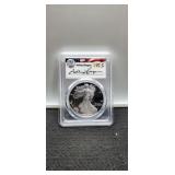 2021-W T2 Slab Proof Silver Eagle PCGS PR69 DCAM