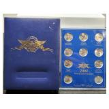 2004 10 Quarter Set P&D Unc. w/ Case