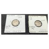 (2) 80% Silver Coins: