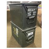 2 - Steel Ammo Cans