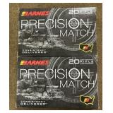 40 rnds Barnes .338 Lapua Mag Ammo