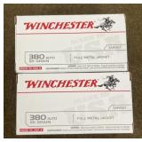 200 rnds Winchester .380 Auto Ammo