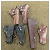 6 - Leather Pistol Holsters