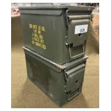 2 - Steel Ammo Cans