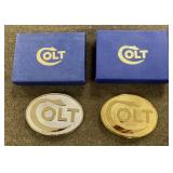 2 - Colt Belt Buckles