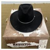 Resistol Black Oval Hat
