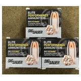 60 rnds Sig Sauer .357 Sig HP Ammo