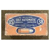 US .38 Colt Auto Ammo