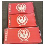 3 - Ruger Red Ruger Handgun Boxes