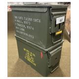 2 - Steel Ammo Cans