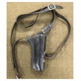 Black Leather Shoulder Holster