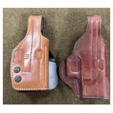 2 - Leather Pistol Holsters