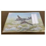 Aviation Oil on Board Painting