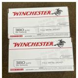 200 rnds Winchester .380 Auto Ammo