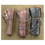 3 - Leather Pistol Holsters