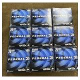 225 rnds Federal 20ga 2 3/4" Shotshells