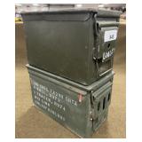 2 - Steel Ammo Cans