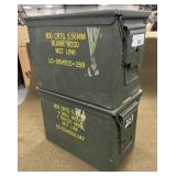 2 - Steel Ammo Cans