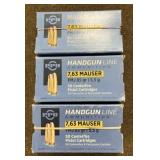 150 rnds PPU 7.63 Mauser Ammo