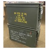 2 - Steel Ammo Cans