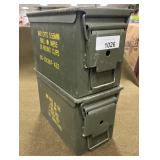 2 - Steel Ammo Cans