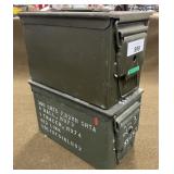 2 - Steel Ammo Cans