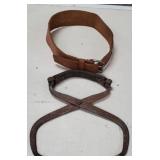Ice Tongs & Leather Belt