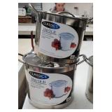 12 & 20 Quart Stock Pots w/ Lids New