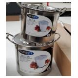 16 & 18 Quart Stock Pots w/ Lids New
