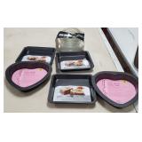 New Dessert Pans Rubber and Glass Lids